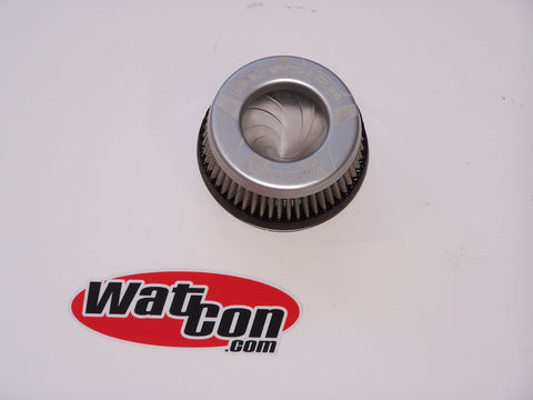 Flame Arrestor BLOWSION Short 1-1/2" Cone Silver